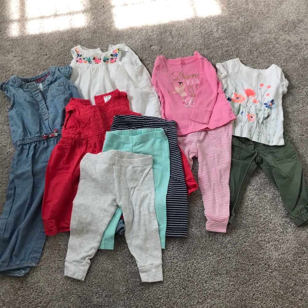 Carters lot 9 month girl bundle
